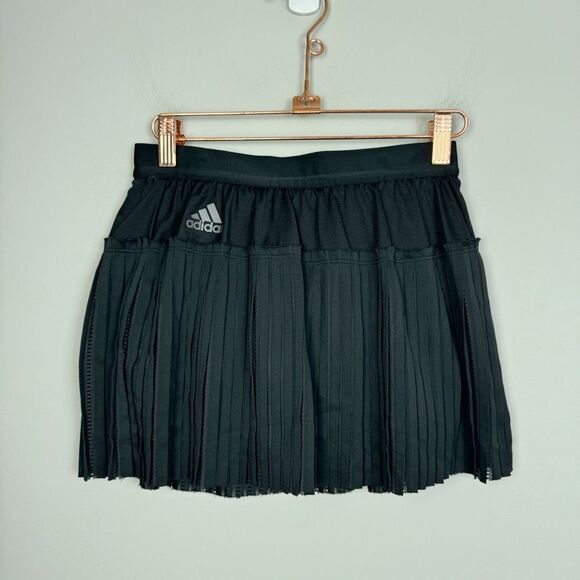 ADIDAS | Black Pleated Matchcode Tennis Skirt Skort Women’s Size X-Small - Picture 3 of 12